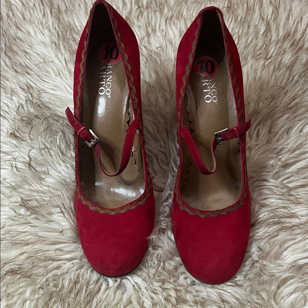 Franco Sarto Scarlet Mary Jane Heels